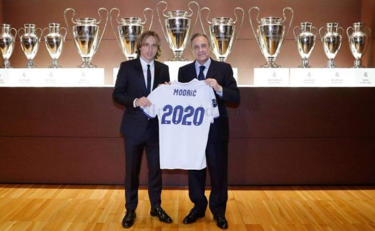 Luka Modric 'emocionado' por ampliar su contrato con el Real Madrid hasta 2020