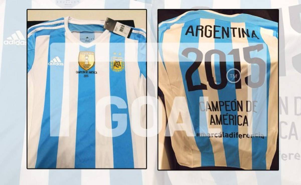 Filtran camiseta con la que Argentina celebraría título de Copa América