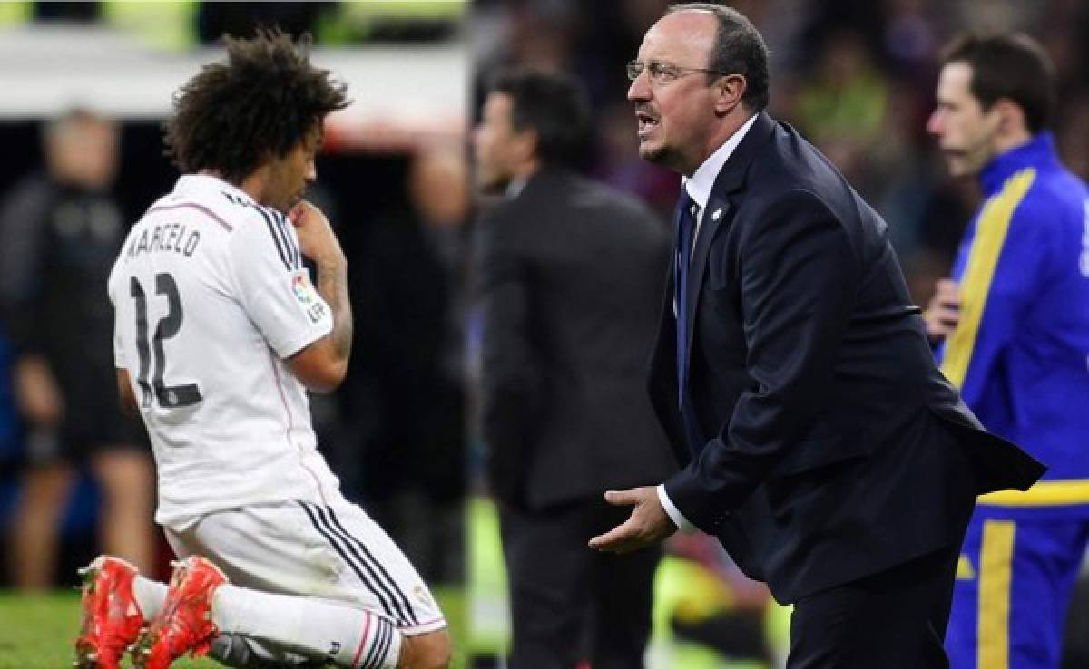 Rafa Benítez 'culpa' a Marcelo de la derrota ante el Barcelona