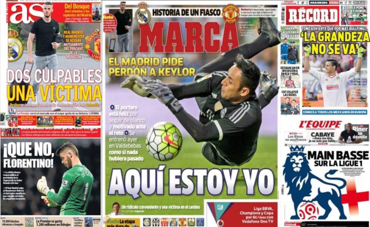 Las portadas de hoy en los principales diarios deportivos del mundo