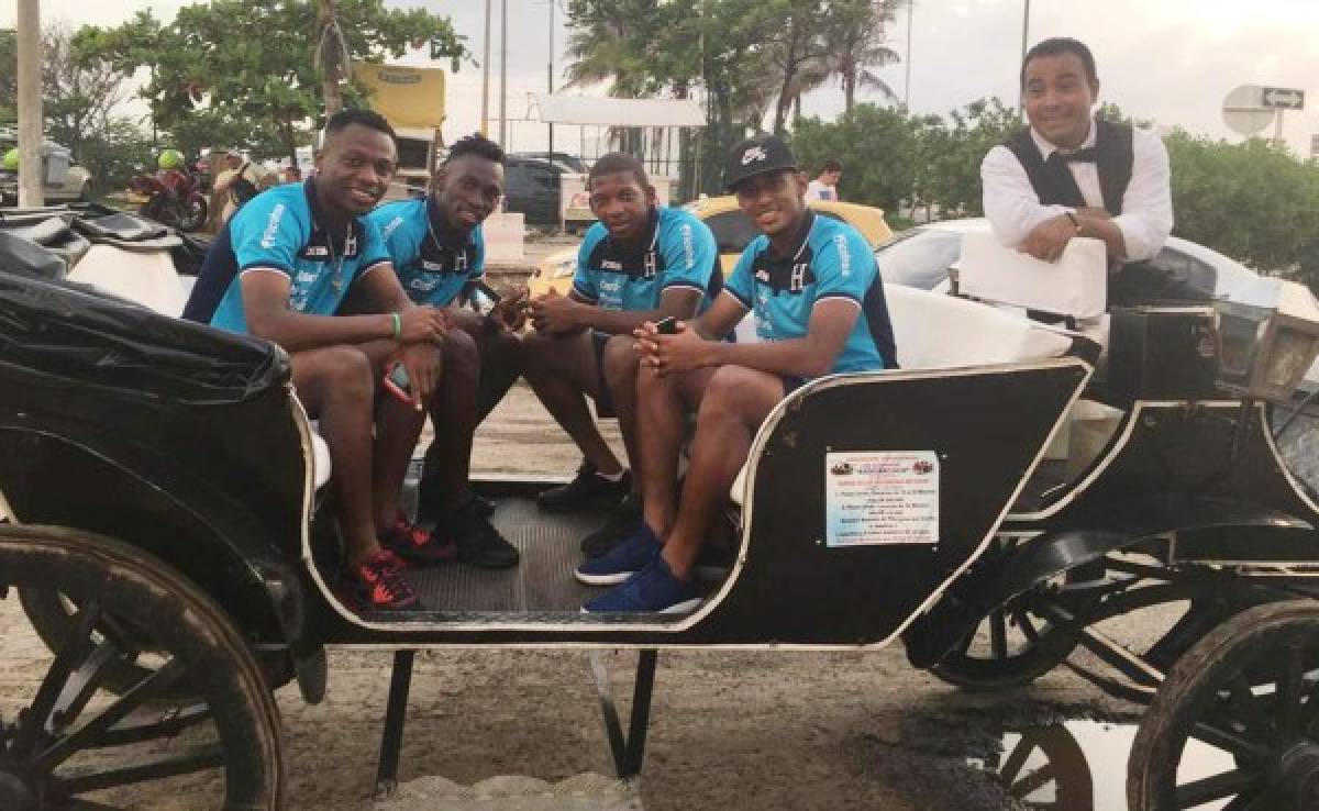 La Selección Sub-23 de Honduras hace turismo en Cartagena, Colombia