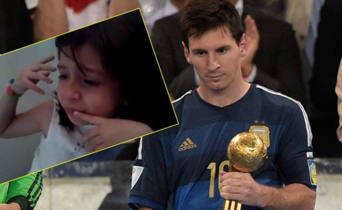 Niña llama 'tramposo' a Messi y pide que devuelva Balón de Oro