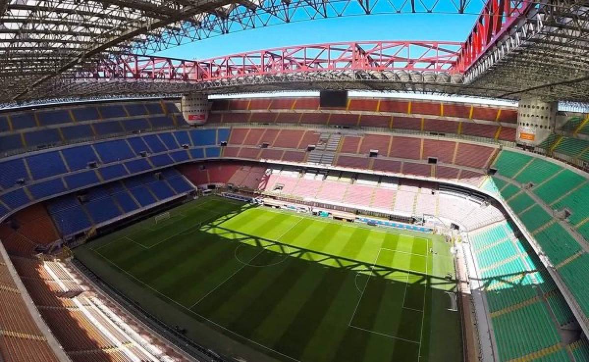 San Siro visto desde un drone: así es el estadio donde se jugará la final de la Champions League