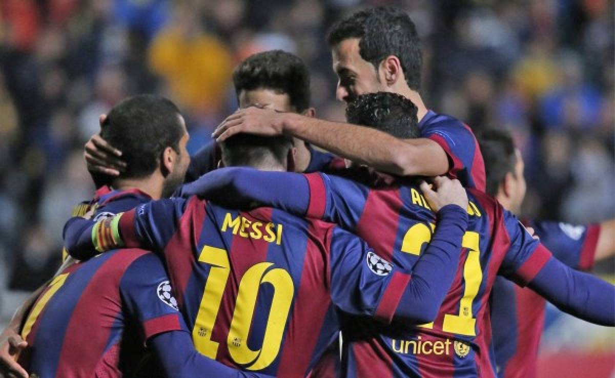Barcelona humilla en su patio al Apoel con Messi como figura