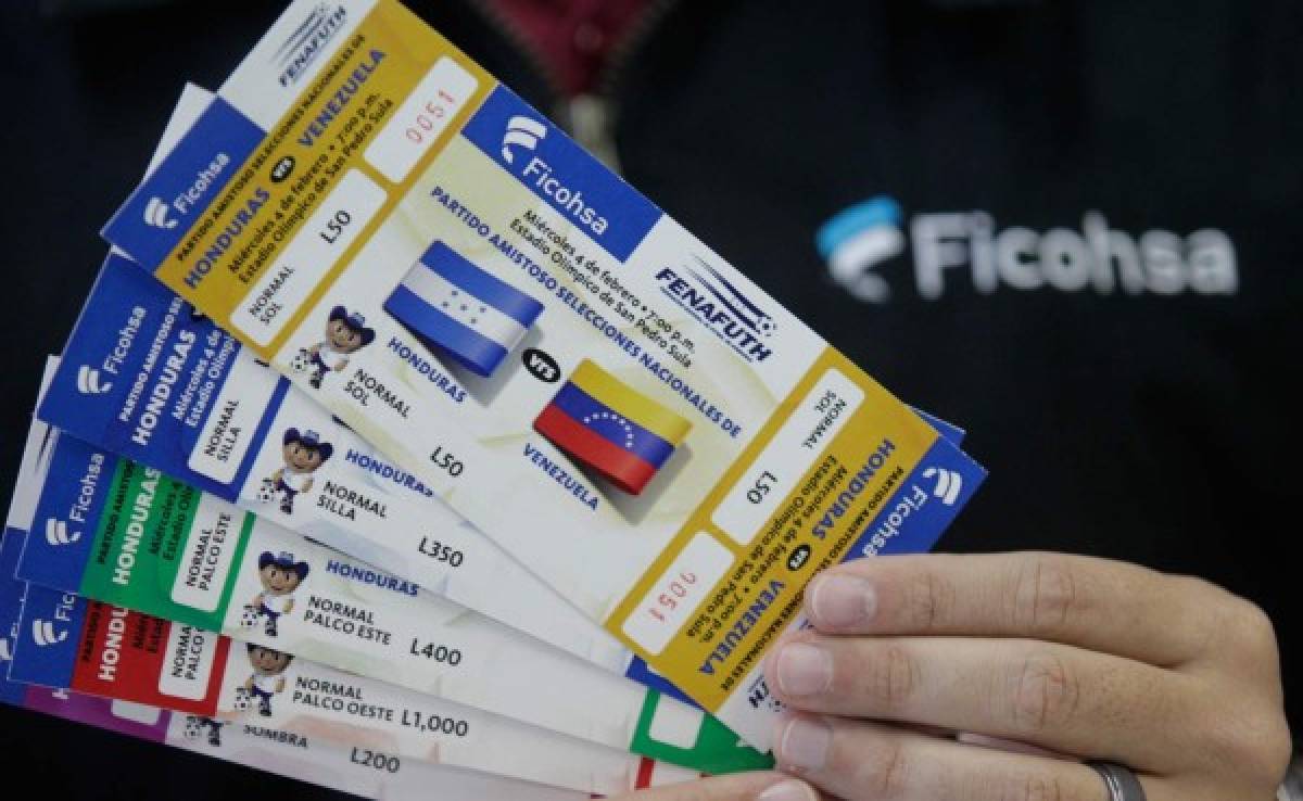 Fenafuth anuncia precios de boletos para Honduras-Venezuela