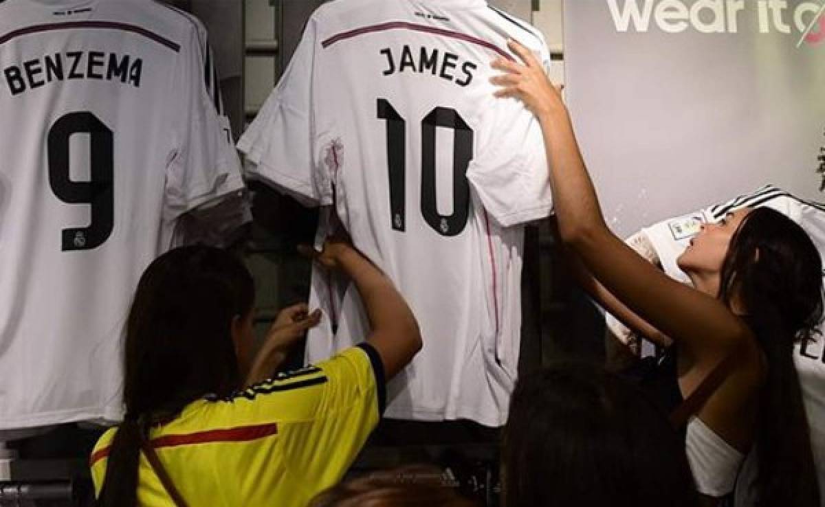 Real Madrid ha vendido más de 500 mil camisas de James