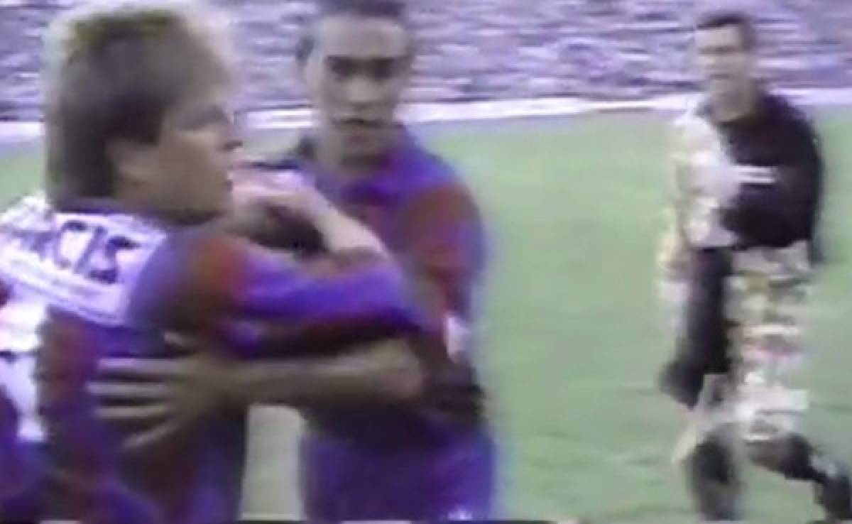 VIDEO: Miguel Herrera ya había protagonizado pelea como futbolista