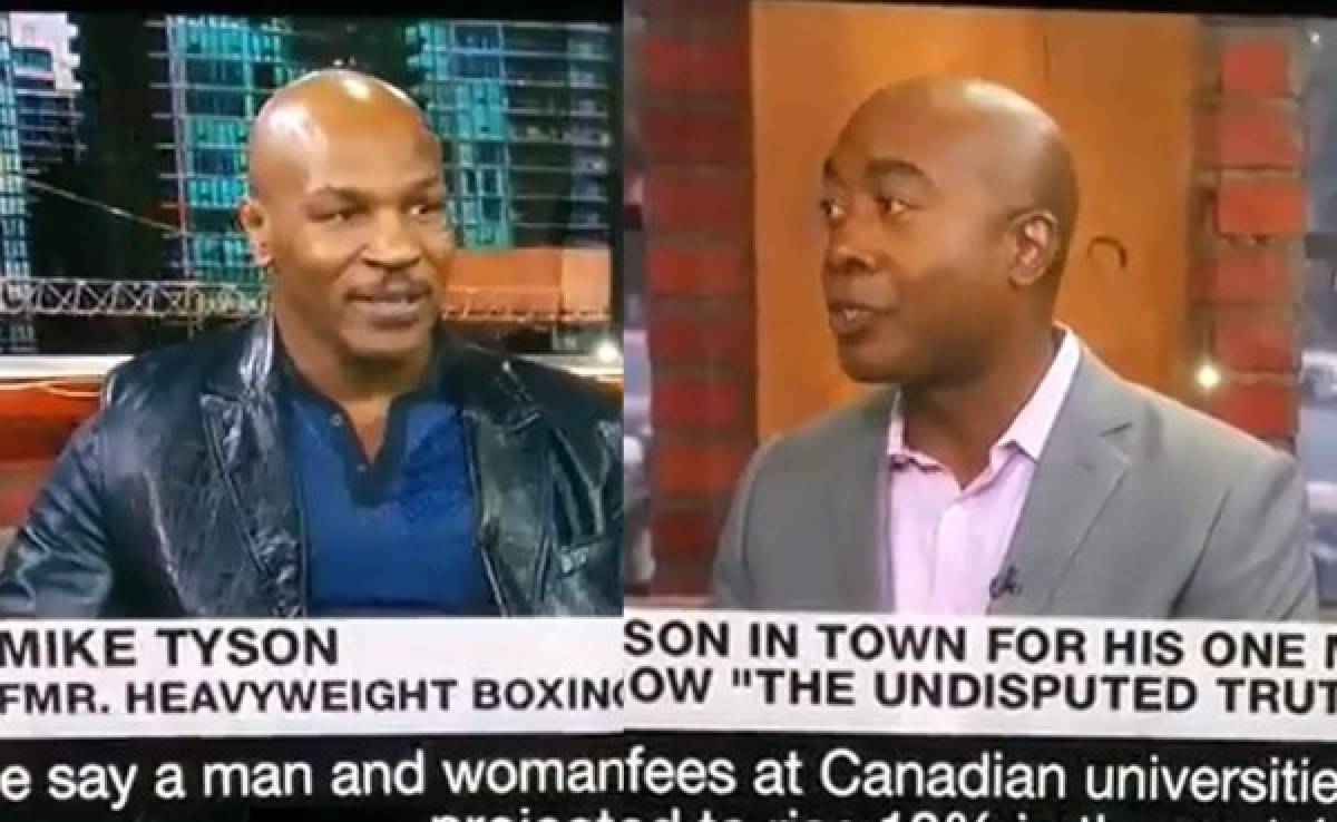 VIDEO: Mike Tyson insulta a periodista en televisión