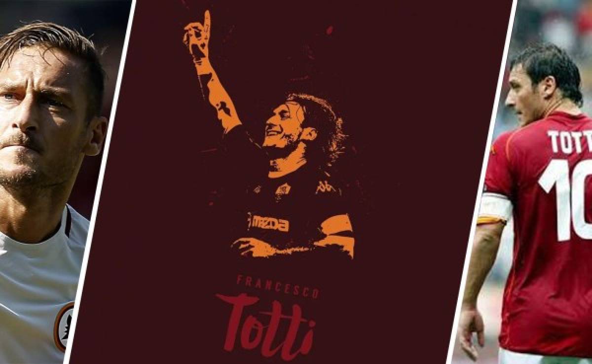 El ídolo de la Roma Francesco Totti cumple hoy 40 años, una leyenda