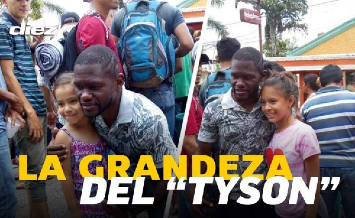 Deportistas hondureños que dejan mensaje a los que van en la caravana de migrantes