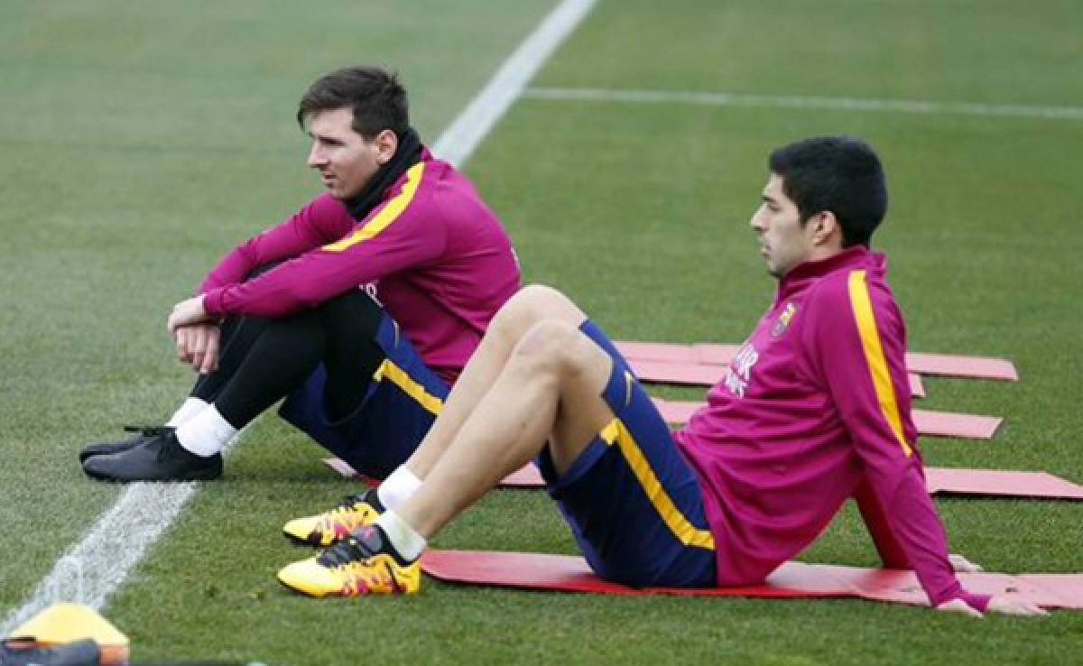 Messi, ausente en el primer entrenamiento de la semana con el Barcelona