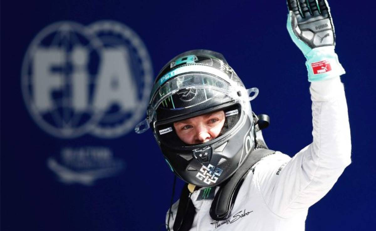 Nico Rosberg gana en Bélgica su séptima 'pole' del año, Alonso cuarto