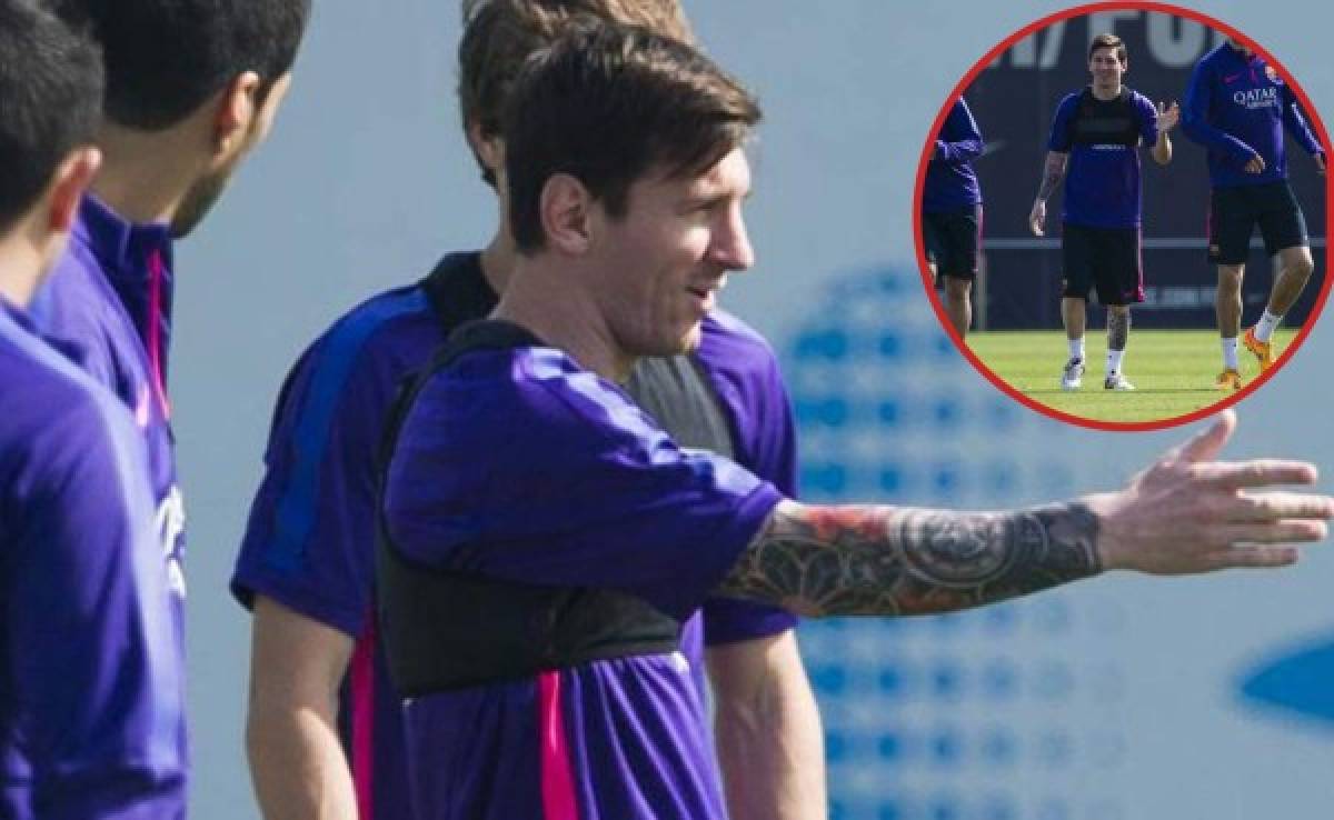 El nuevo tatuaje de Messi, esta vez en su brazo derecho