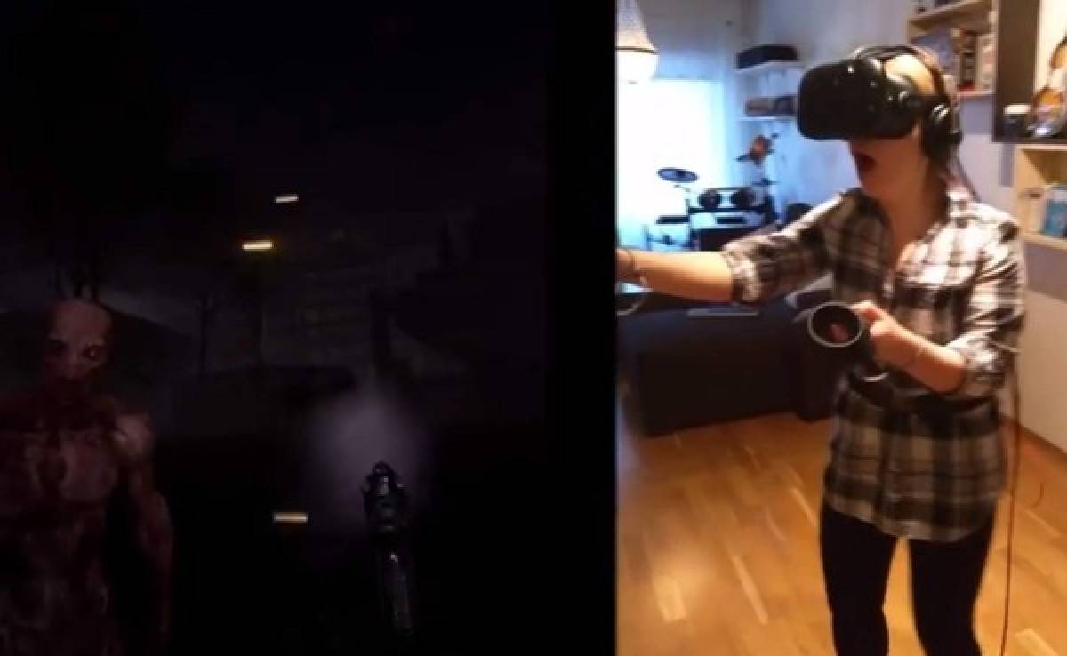 VIDEO: Juego virtual provoca crisis de nervios a una joven
