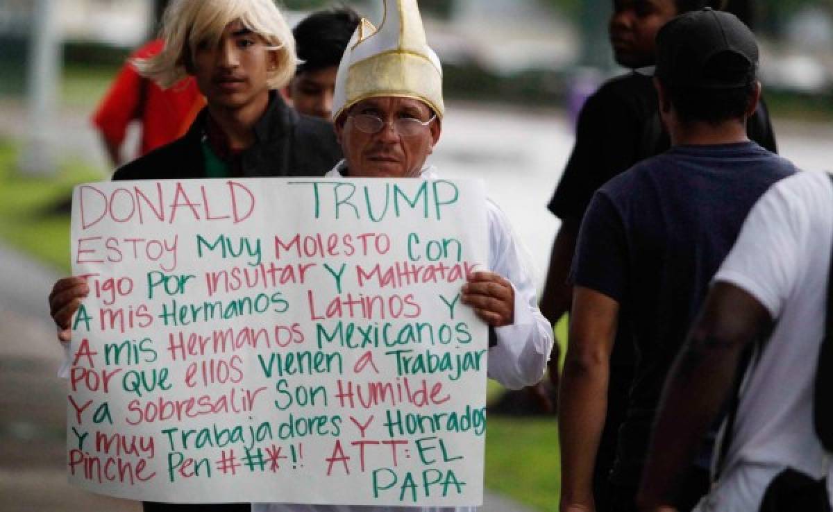 Donald Trump es recordado en el Honduras-México