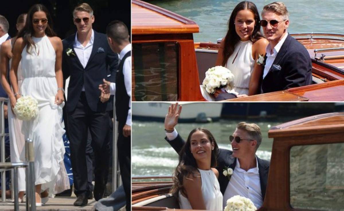 La bella y soñada boda en Venecia entre Schweinsteiger y Ana Ivanovic  
