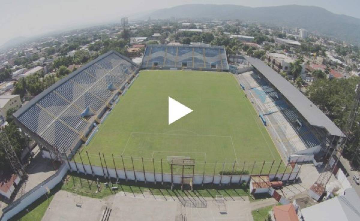 VIDEO: Así luce el estadio Morazán visto con el Drone de DIEZ previo al clásico Marathón-Real España