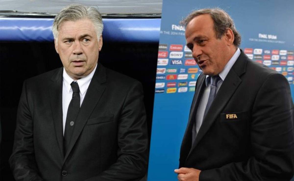 Ancelotti pide a Platini que no opine sobre el Balón de Oro