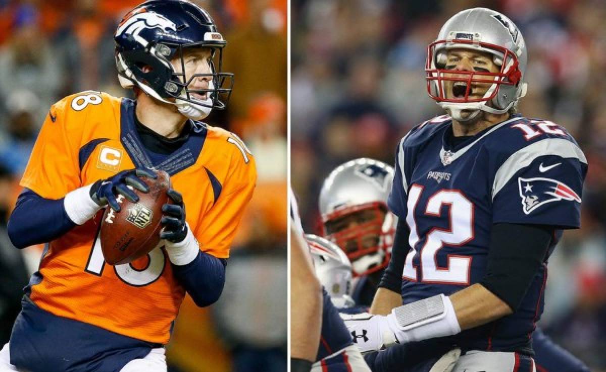 Peyton Manning y Tom Brady buscan el boleto al Super Bowl 50