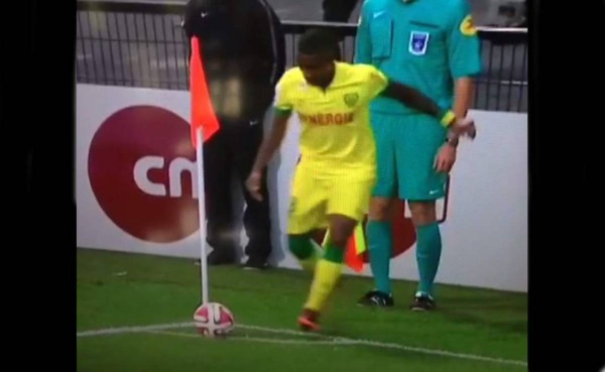 VIDEO: El desastroso tiro de esquina cobrado por jugador del Nantes