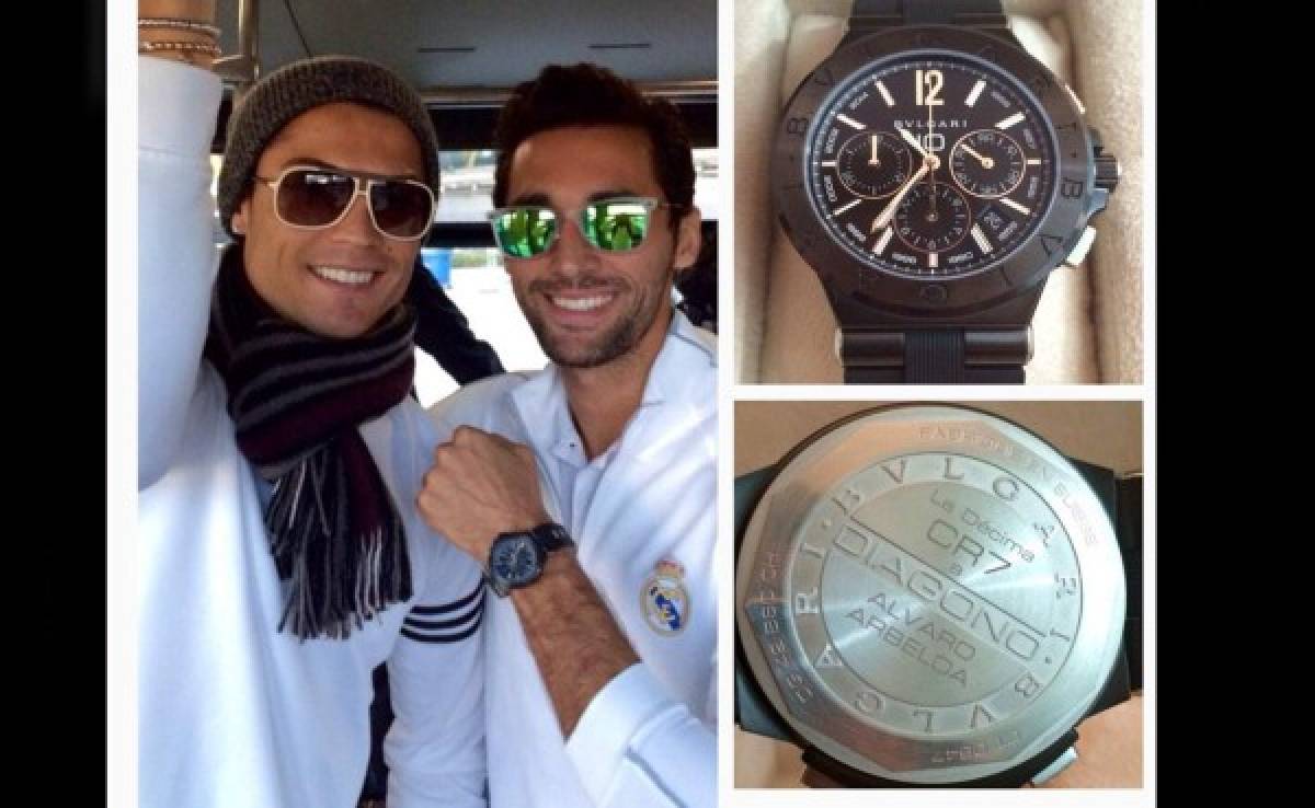 Cristiano regala reloj de 8 mil euros a cada campeón de la Décima