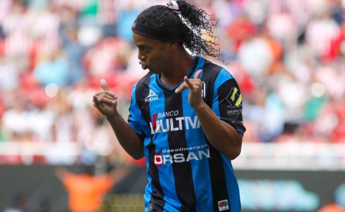 Ronaldinho anota su cuarto gol del año y da triunfo al Querétaro