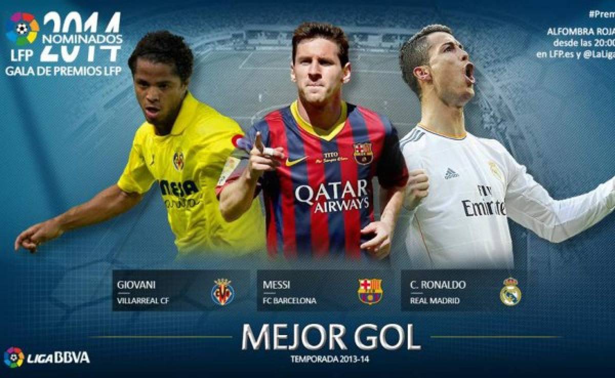 Gio Dos Santos, Cristiano y Messi, nominados al Mejor Gol en España