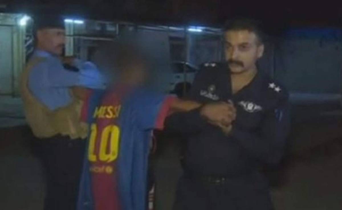 VIDEO: Detienen a niño kamikaze en Irak con camiseta de Messi