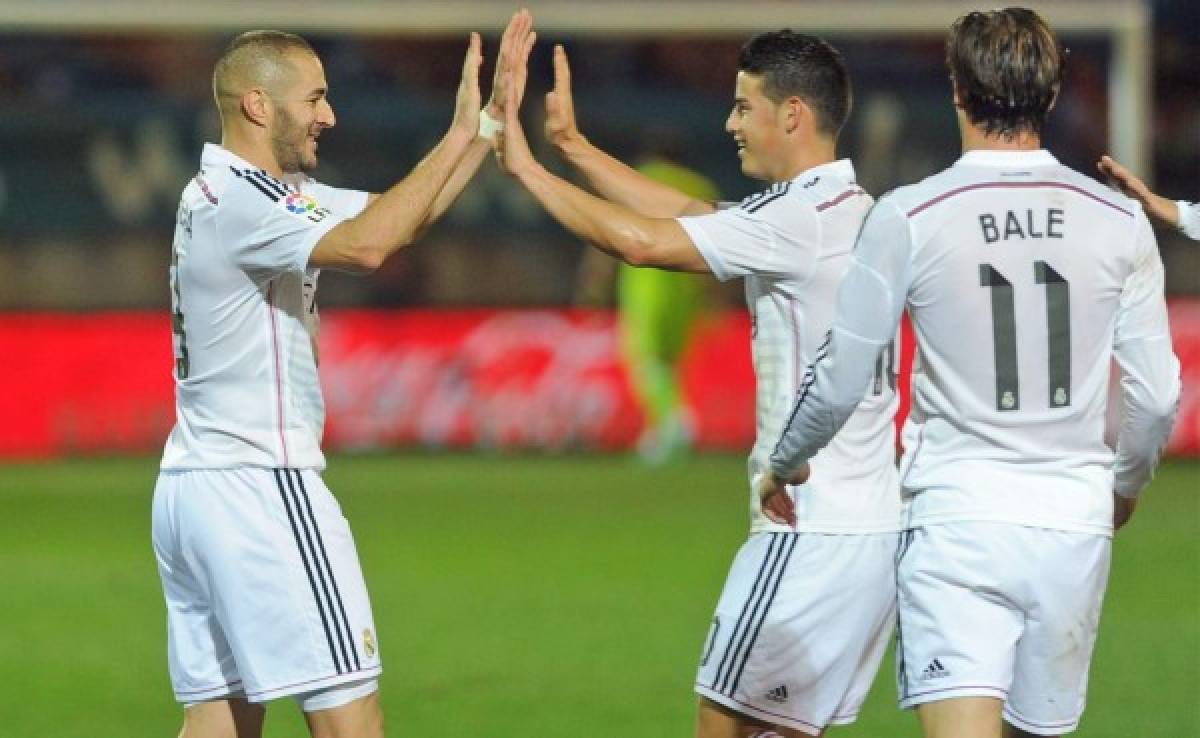 Real Madrid golea al Eibar y sigue de líder en España