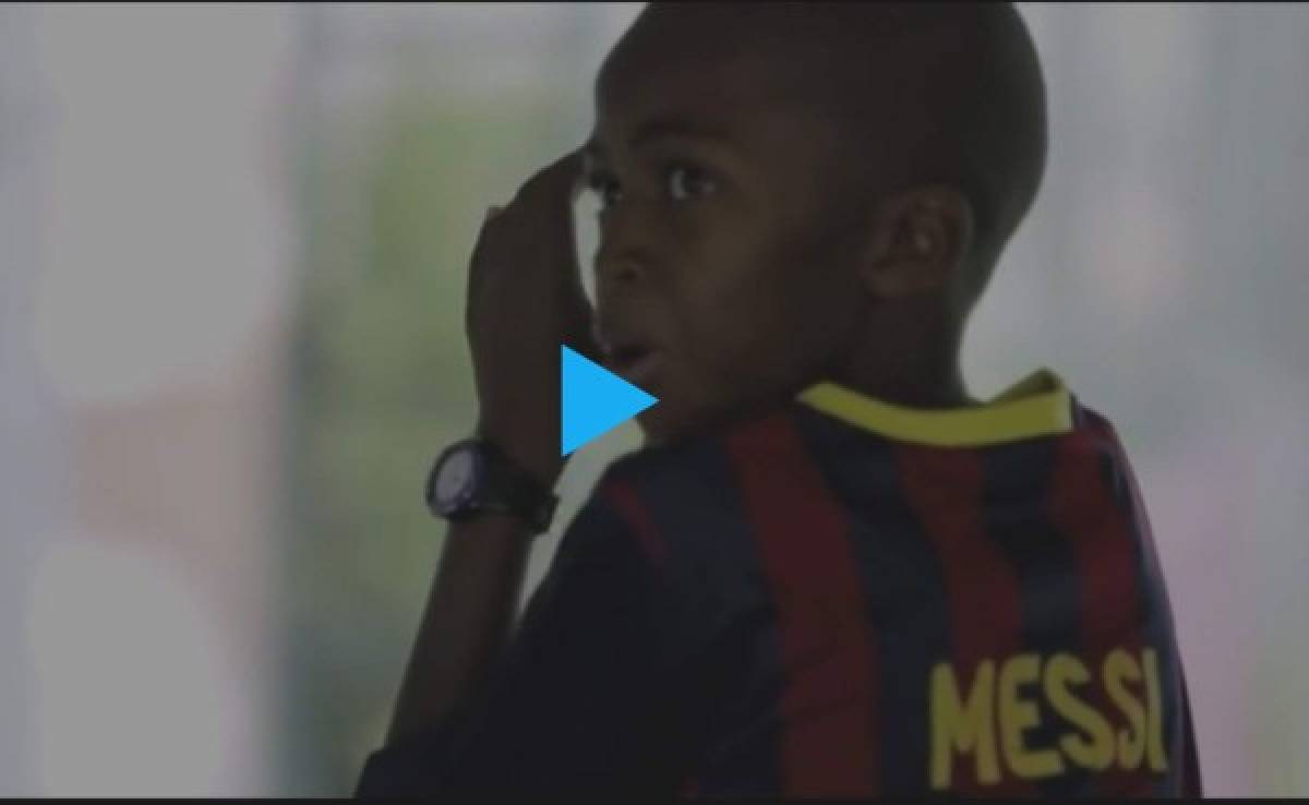 VIDEO: Messi cumple sueño de niño senegalés