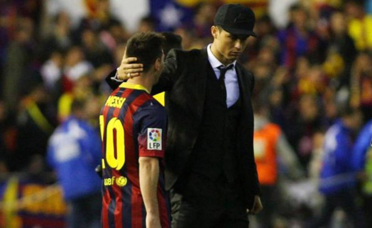 La historia de un abrazo inédito entre Cristiano y Messi