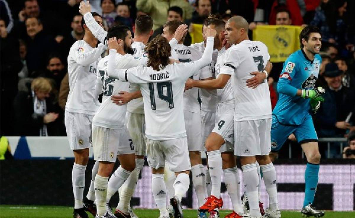 Real Madrid le receta una manita a La Coruña en el debut de Zidane