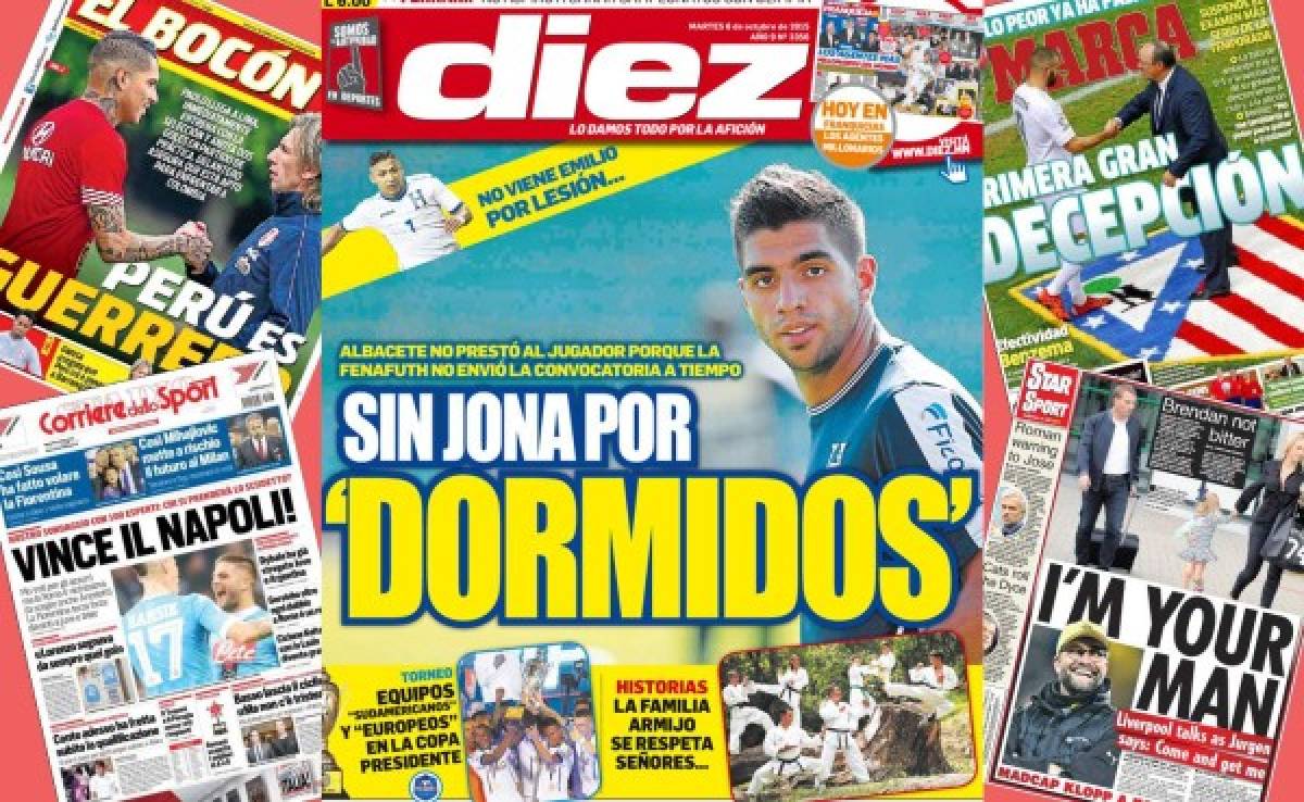 Las portadas deportivas más importantes por el mundo