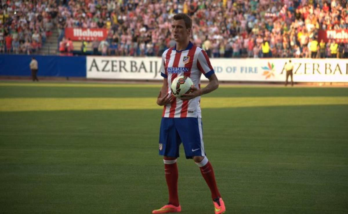 Mario Mandzukic es presentado en Atlético de Madrid