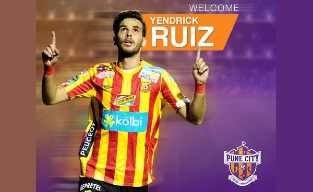 Yendrick Ruiz, hermano de Bryan, se va a la Superliga de la India