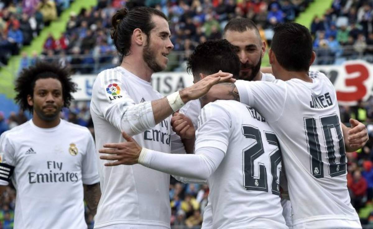 ¡Real Madrid goleó al Getafe y se coloca a un punto del Barcelona!