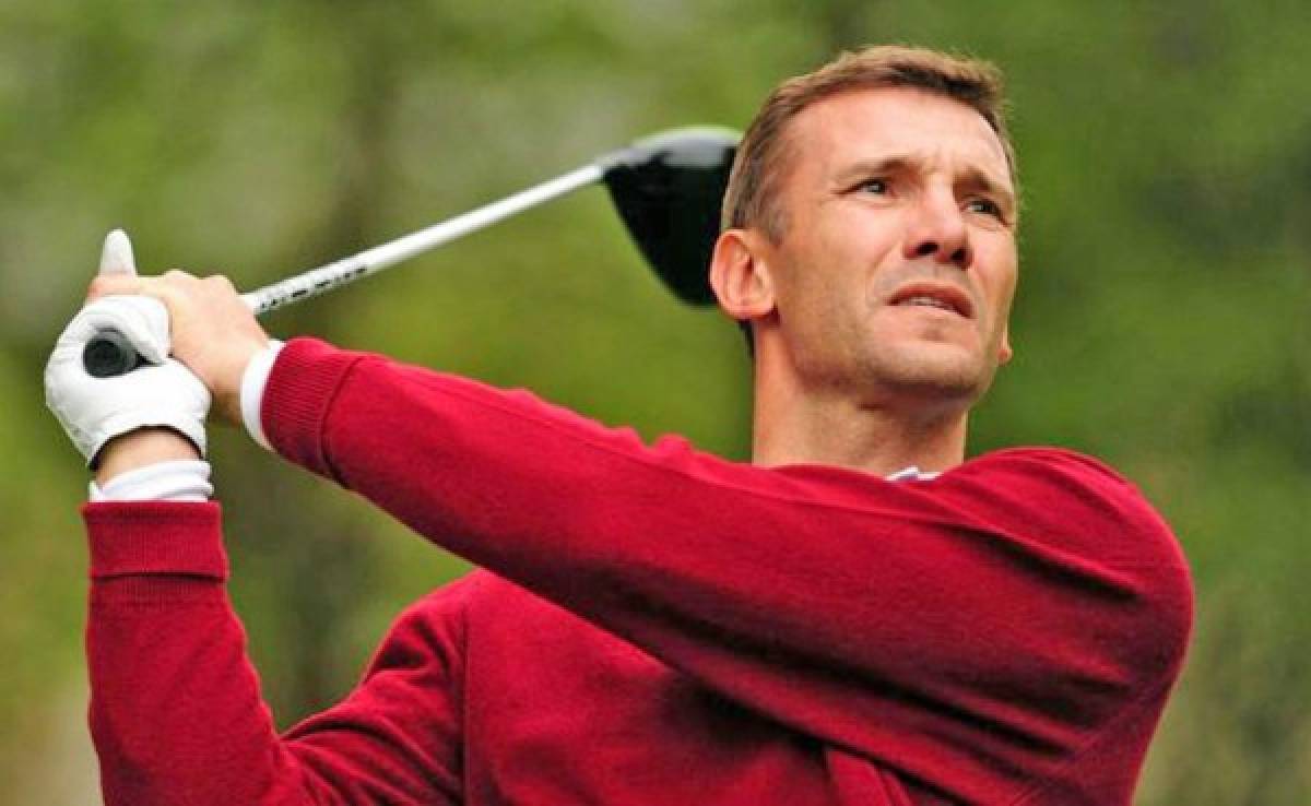 El ex Balón de Oro Andriy Shevchenko cambió el fútbol por el golf