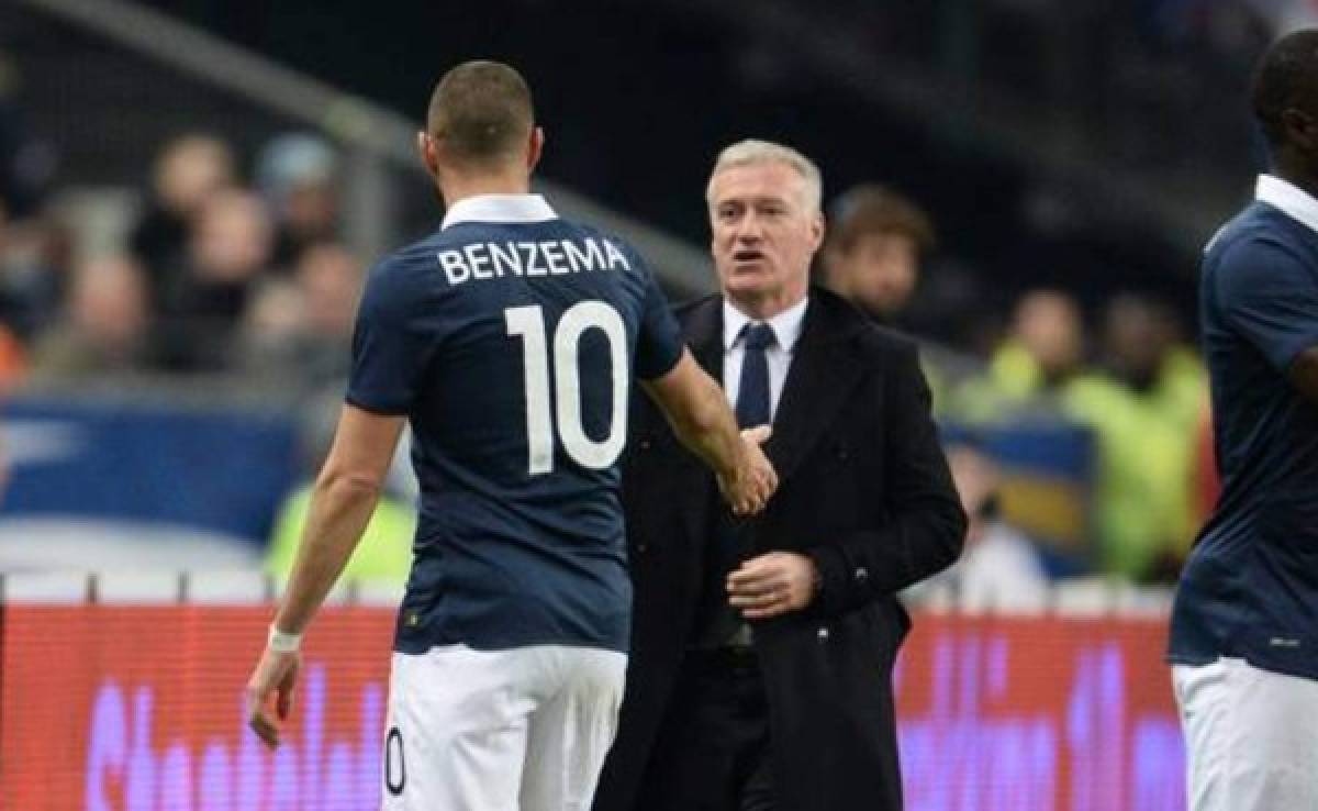 Deschamps considera a Benzema 'el líder' de Francia