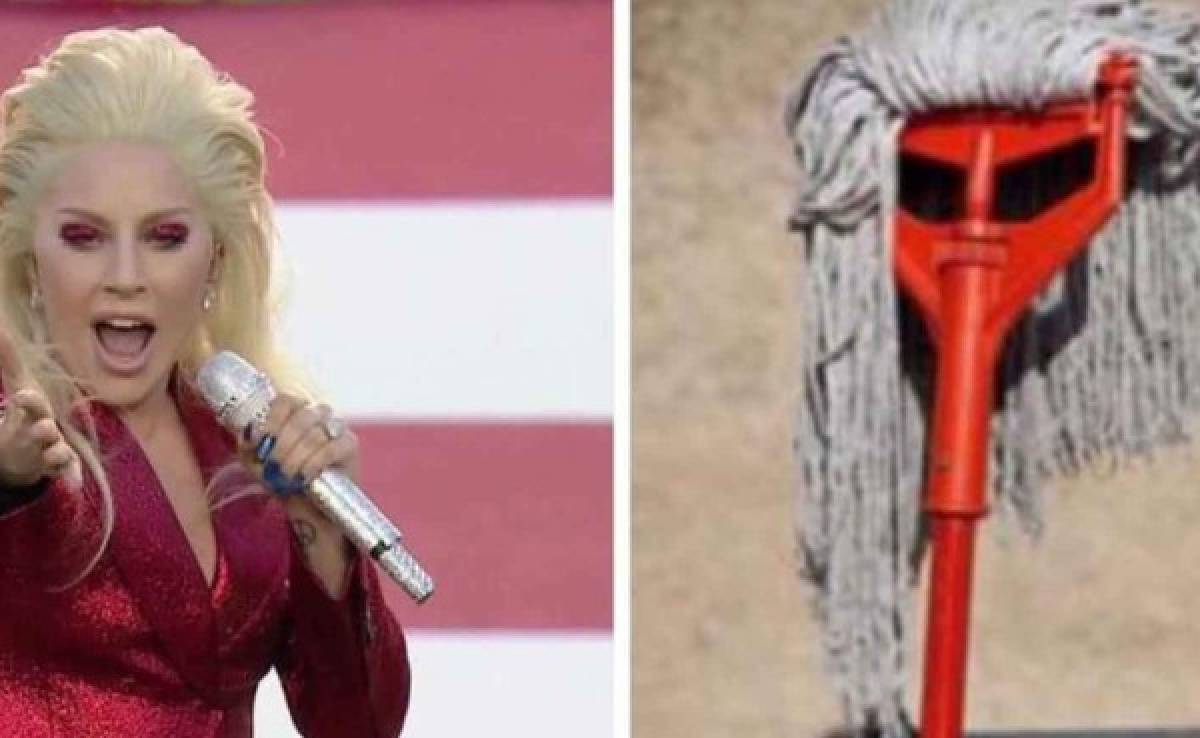 La espectacular entonación del himno nacional y el vestido de Lady Gaga arrasan en memes