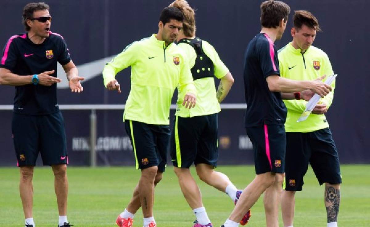 Barcelona prepara final de Copa sin Suárez y Mathieu