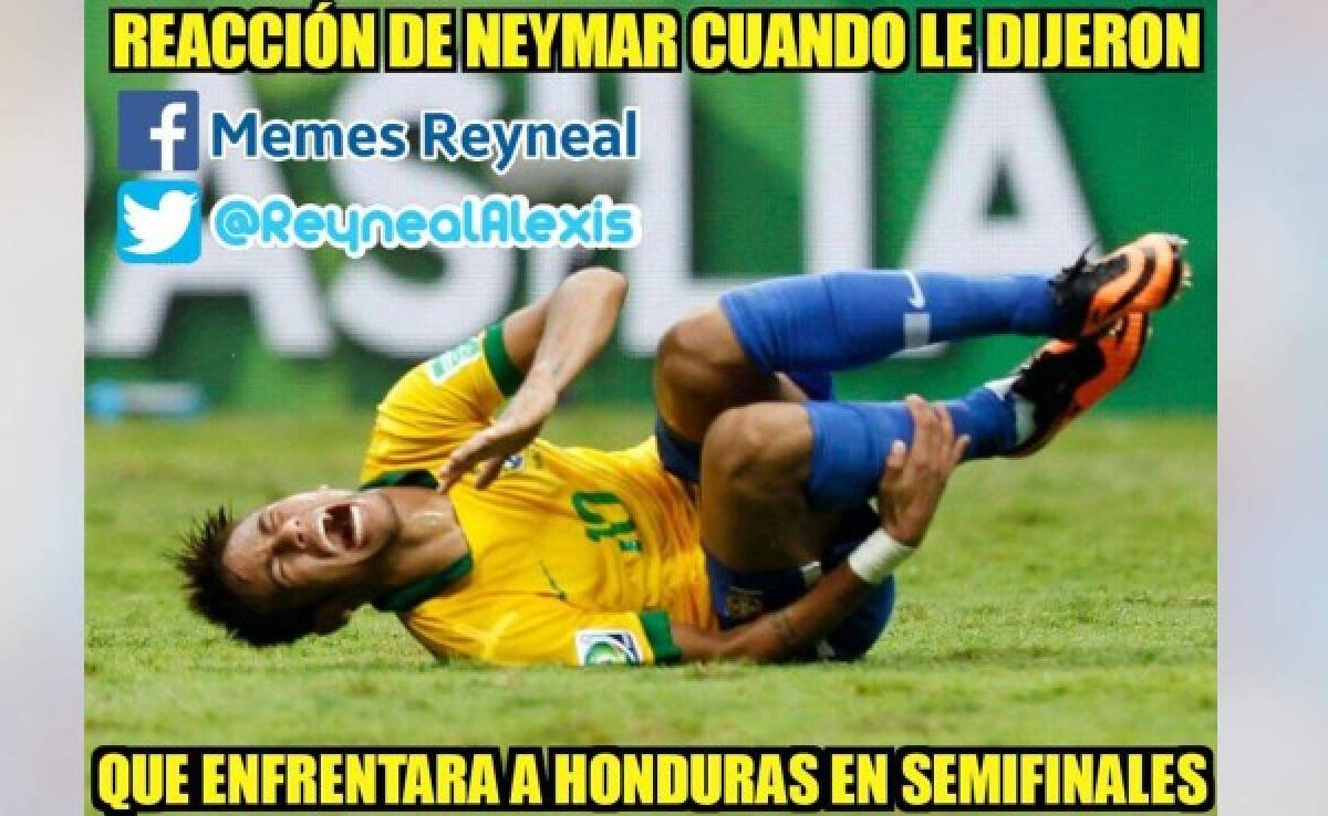 Neymar no se salva de los memes de los hondureños que siguen celebrando