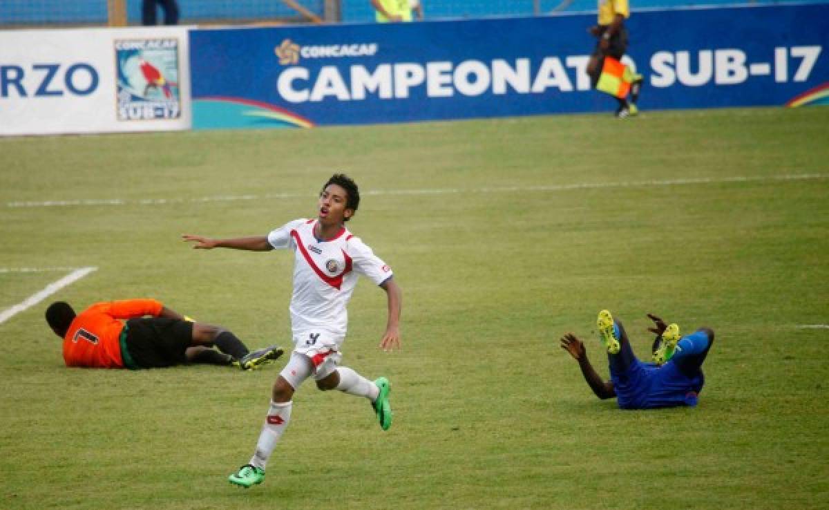 Costa Rica revive con goleada ante Haití en el Premundial Sub-17
