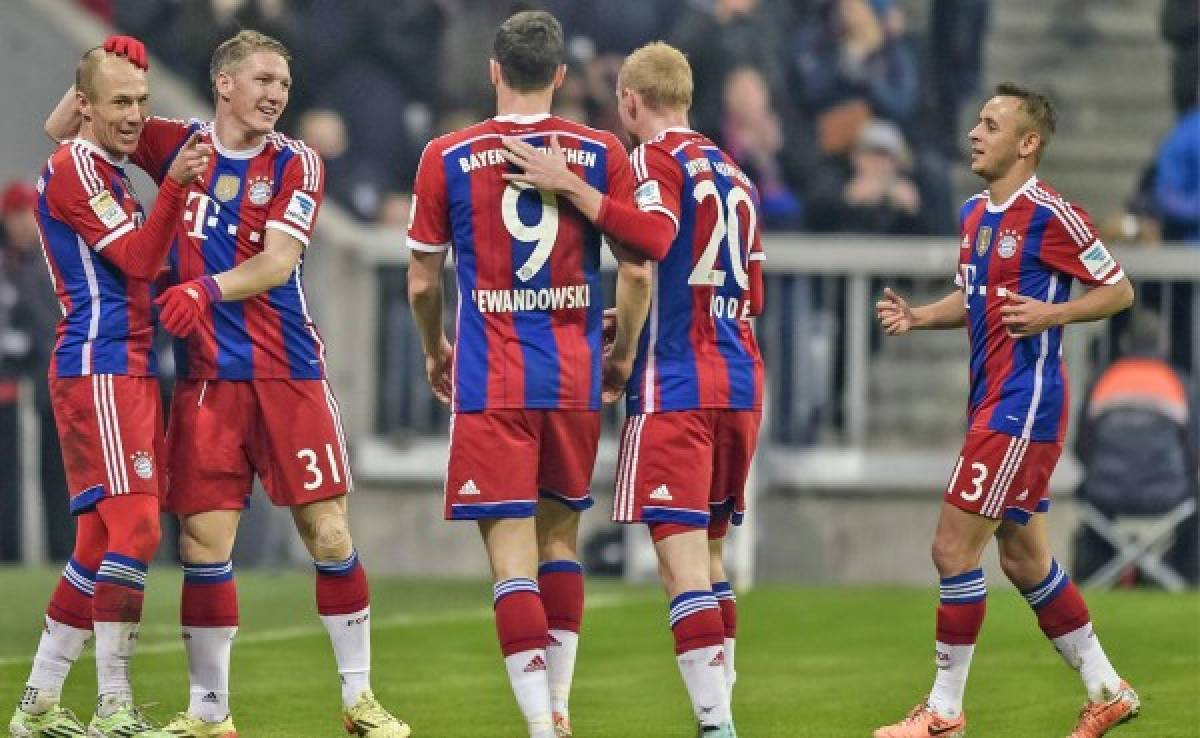 Bayern golea a Hoffenheim y se escapa como líder de la Bundesliga