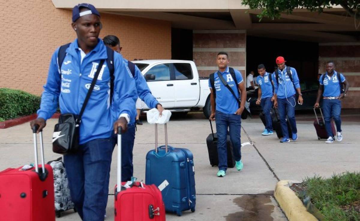 Selección de Honduras inicia camino a Vancouver para enfrentar a Canadá