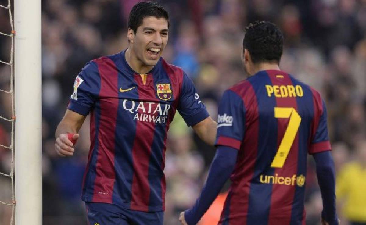 Luis Suárez se estrenó en Liga y le anotó el 2-0 transitorio al Córdoba. Foto AFP