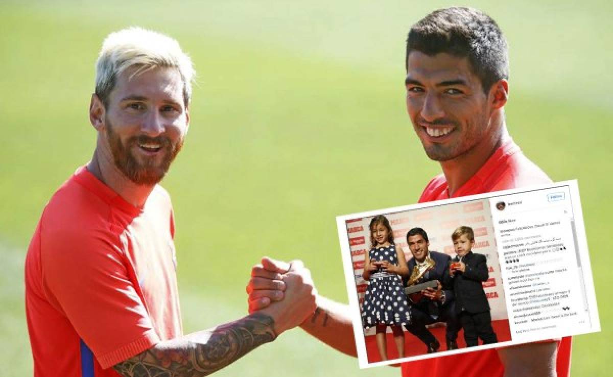 El bonito mensaje de Messi a Luis Suárez tras recibir la Bota de Oro