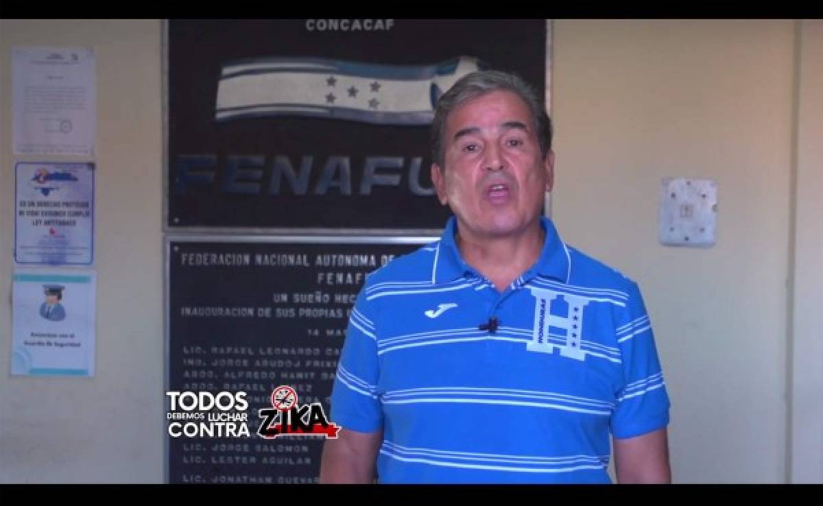 VIDEO: Jorge Luis Pinto se una a la lucha contra el Zika en Honduras