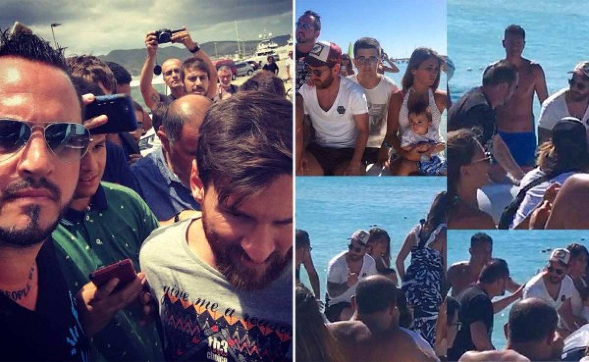 El servicio secreto de guardaespaldas que cuida a Messi en sus vacaciones