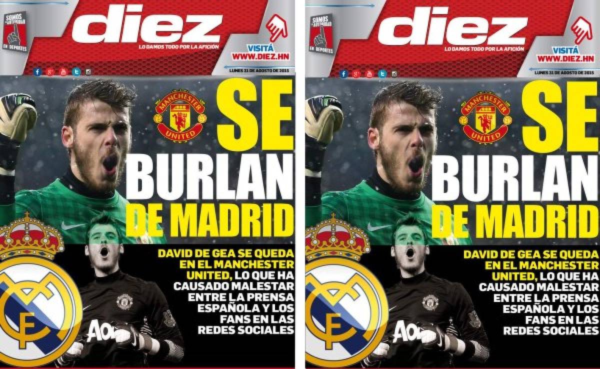 Las portadas de DIEZ del 31 de agosto del 2015
