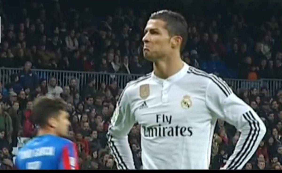 VIDEO: Los desafiantes gestos de Cristiano Ronaldo al Bernabéu